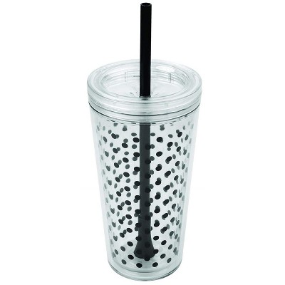 Copco Sierra 24 Ounce Iced Beverage Tumbler Cup With Straw & Spill  Resistant Lid, Bpa Free - Hot Pink 2510-9976 : Target