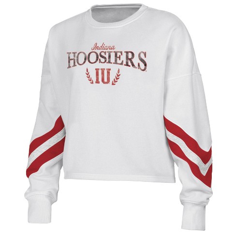 NCAA Indiana Hoosiers Women's Crew Neck Fleece Sweatshirt - image 1 of 3