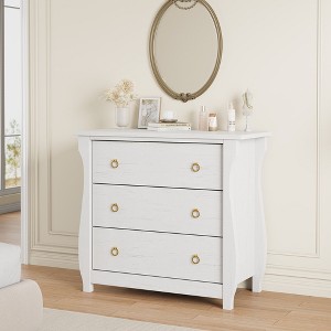 Garvee 3 Dresser for Bedroom, 29.3" Tall Drawer Dresser with Storage Freestanding, Wooden Closet Storage Chest for Living Room - 1 of 4