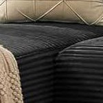 lie left | corduroy | black