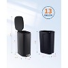 Coucheta 13 Gal Slim Kitchen Trash Can - Narrow Stainless Steel with Removable Inner Bucket & Soft Close Lid for Home, Kitchen, Available in Colors - 3 of 4