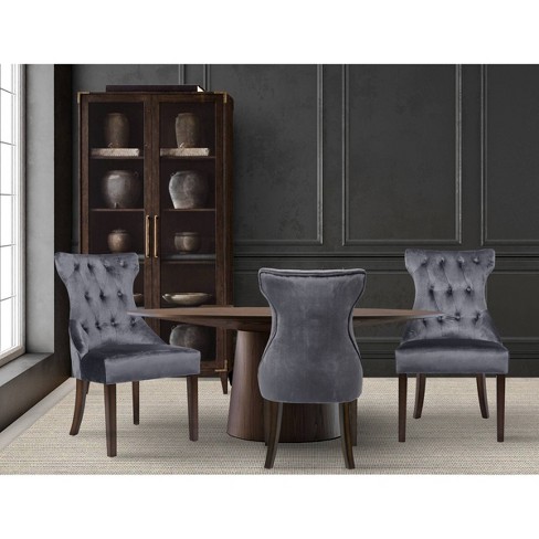 Set Of 2 Bronte Dining Chair Gray - Chic Home Design : Target