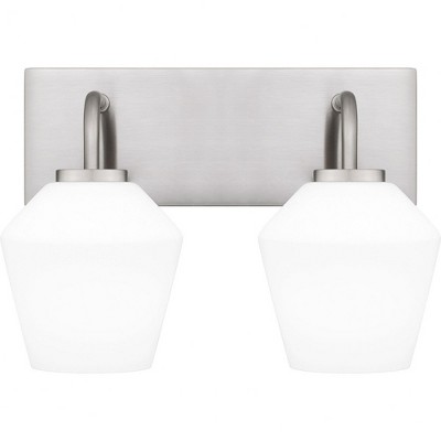Quoizel Lighting Nielson 2 - Light Vanity in  Brushed Nickel