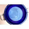 Bormioli Rocco Set OF 2 Bormioli Rocco Fido Square Jars With Blue Bail And Trigger Lids, 50.75oz - 3 of 4