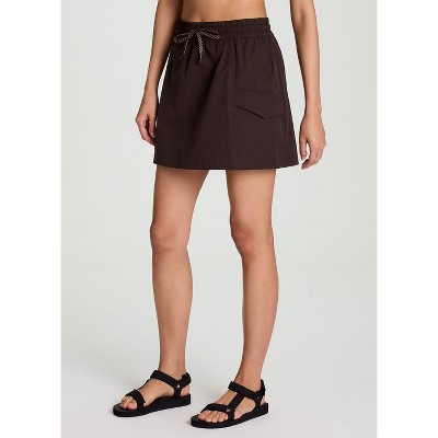 Avalanche Women's Ultra Lightweight More Sustainable Ripstop Skort with Built In Shorts, Pockets