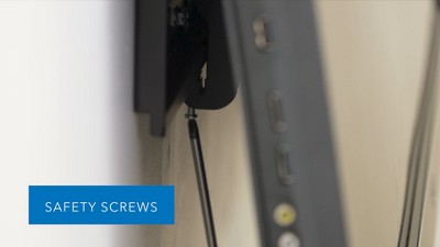 Heavy Duty Black Tilting TV Wall Mount Bracket