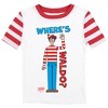 Where's Waldo Youth Short Sleeve Shirt & Striped Sleep Pajama Pants Set - 2 of 4