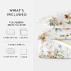Chintz Floral All Season Reverisble Comforter Down Alternative Filling, Machine Washable - Becky Cameron - 4 of 4