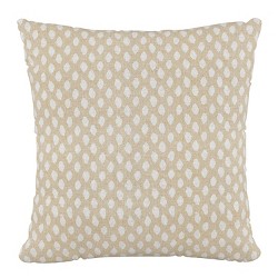 Polyester Square Pillow In Fawn Gray - Skyline Furniture : Target