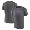 NCAA Boise State Broncos Men's Charcoal Heather Poly T-Shirt - 3 of 3