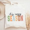 City Creek Prints It's Cozy Season Canvas Tote Bag - 15x16 - Natural - 2 of 2