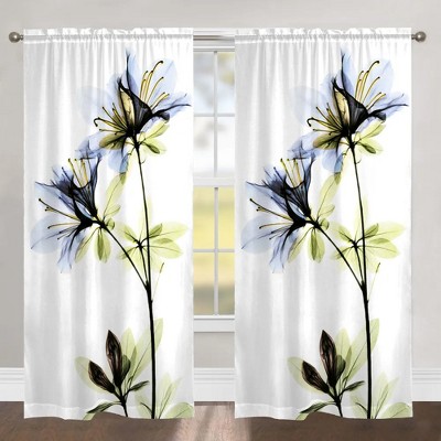 Laural Home Azalea 84" Sheer Window Panel, 1pc