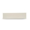 East West Furniture V-Style 15x60 in Dining Bench with Wirebrushed Linen White Leg and Linen White Top finish - 4 of 4