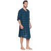 Ashford & Brooks Mens Woven Long Sleep Shirt Nightshirt - 3 of 4