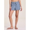 Avalanche Women's Lightweight Silky Soft Jersey Hiking Cargo Short with Drawstring Waistband - 3 of 4