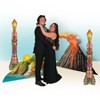 Beistle Luau Volcano Stand-Up, 3.5' x 3.5', (1/Box) Multicolored - 2 of 4