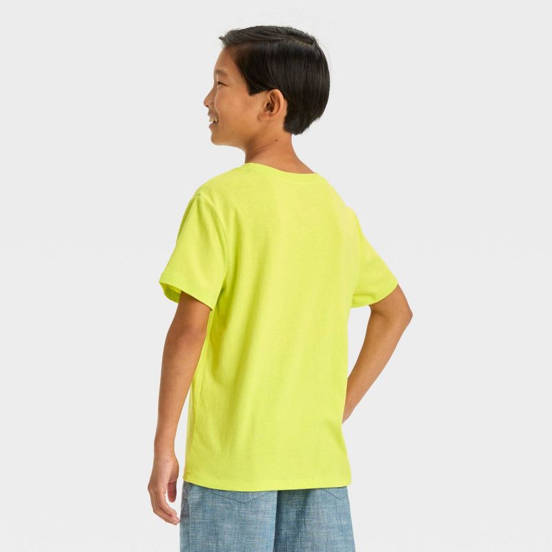 Boys' Short Sleeve Soccer Ball 'Play to Win' Graphic T-Shirt - Cat & Jack™ Green, 4 of 5