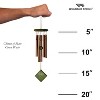 Woodstock Windchimes Chimes of Mars Green Wash, Wind Chimes For Outside, Wind Chimes For Garden, Patio, and Outdoor Decor, 17"L - 4 of 4