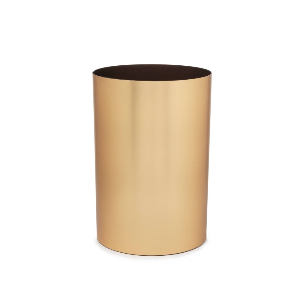 Umbra Metalla Can 4.75gal Mat Brass