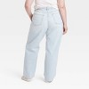 Women's Mid-Rise Tie-Waist Drawstring Baggy Jeans - Universal Thread™ - 2 of 3