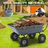 EcoSummer Garden Truck 900 LB Heavy-Duty Dump Cart with 180° Handle, Quick Release & 10-Inch Tires. - 4 of 4