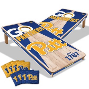 NCAA Pittsburgh Panthers 2'x4' Wood Toss Game Set - 1 of 4