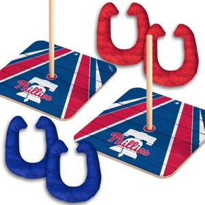MLB Philadelphia Phillies Horseshoe Bag Toss Game Set - 1 of 4