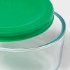 8pc (set of 4) 1c Round Glass Food Storage Container Set - Room Essentials™ - 3 of 3