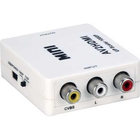 Qvs Composite Audio Video To Digital Hdmi Up Converter Functions Signal Conversion 19 X 1080 Ntsc Pal Usb Target