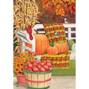 Briarwood Lane Fall Garden Flag 18x12.5 For Outdoor Autumn Picnic Scene Garden Flag Flag For Fall Garden Flag Flags For Outside - 1 of 4