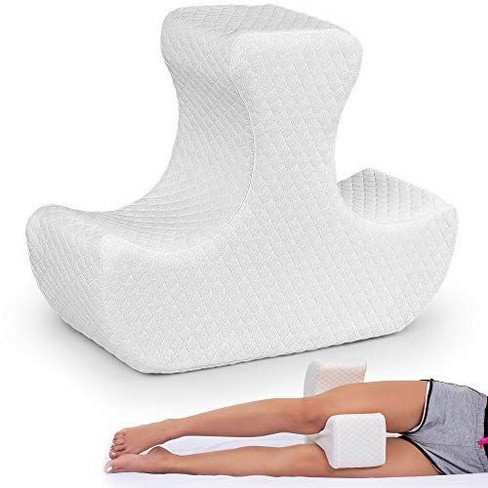 Abcosport Leg Support Memory Foam Pillow For Sleeping No Straps Needed Target