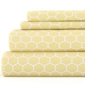 Geometric Patterns 4PC Sheet Set - Extra Soft, Easy Care - Becky Cameron