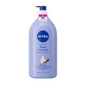 NIVEA Shea Nourish Dry Skin Body Lotion with Shea Butter - 1 of 4