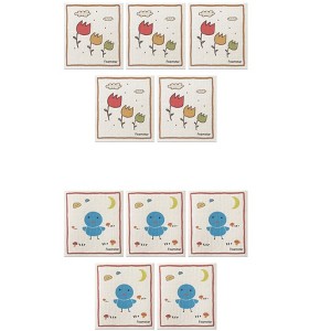 Unique Bargains Super Absorbent Lightweight Reusable Kitchen Dish Towels 10 Packs - 1 of 4