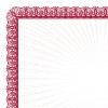 Masterpiece Studios Certificates 8.5" x 11" Red and White 100/Pack (961034S) - 3 of 4