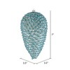 Vickerman Matte Glitter Pinecone Christmas Ornament - 2 of 3
