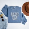 Simply Sage Market Women's  Garment Dyed Graphic Sweatshirt Embroidered Game Day Arched - 3 of 3