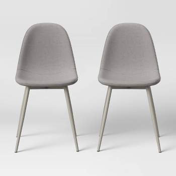 2pc Copley Upholstered Dining Chairs Tone Gray - Project 62™