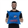 NBA Oklahoma City Thunder 2025 Champs Hoopla Double Sided 18 Inch Tapestry Pillow - 3 of 4