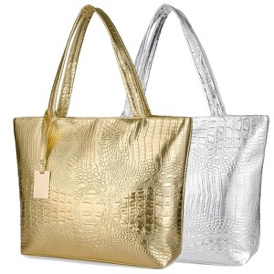 Generic Purse and Handbag for Women Crocodile Satchel Large Shoulder Tote Bag Wallets - 1 of 4