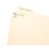 252/Pack 11/16 x 3 7/16 Permanent File Folder Labels White/Assorted Bars 
