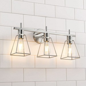 KAISITE 2-Light Metallic Industrial Bathroom Vanity Fixture - 1 of 4