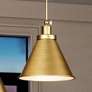 Urban Ambiance Luxury Traditional Pendant 12.75''H x 12.25''W,  Olde Brass Finish,  Pawtucket Collection, UHP4006 - 1 of 4
