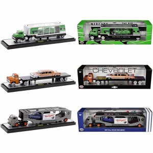 Auto Haulers Set of 3 Trucks Release 74 Limited Edition to 9000 pieces Worldwide 1/64 Diecast Model Cars by M2 Machines - 1 of 4