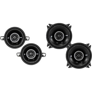 Kicker DSC40 4-Inch (100mm) Coaxial Speakers w/ 43DSC3504 3.5" Coaxial Bundle - 1 of 4