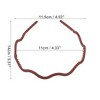 Unique Bargains Women's Classic Fashion Frosted Wavy Hairband 5.51"x4.53" 1 Pc - 3 of 4