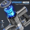 MAMNV Cordless Stick Vacuum Cleaner with 2-in-1 Brushes For Carpet/Hard Floor 2 Speeds Floor Vacuum, HEPA Filter, Blue - 2 of 4