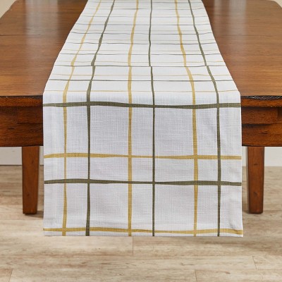 Split P Phoenix Plaid Table Runner 15" X 72"