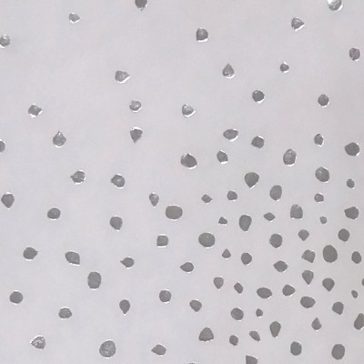 8ct Foil Dots Gift Wrap Tissue Paper White/Silver - Spritz™