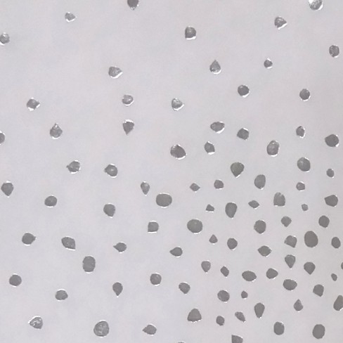 8ct Foil Dots Gift Wrap Tissue Paper White/Silver - Spritz™ - image 1 of 1